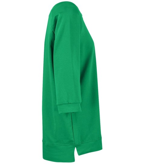 Dresowa sportowa bluza sukienka tunika bawełna ADRIANA (Zielony) Dresowa sportowa bluza sukienka tunika bawełna ADRIANA (Zielony)