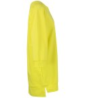Dresowa sportowa bluza sukienka tunika bawełna ADRIANA (Żółty)