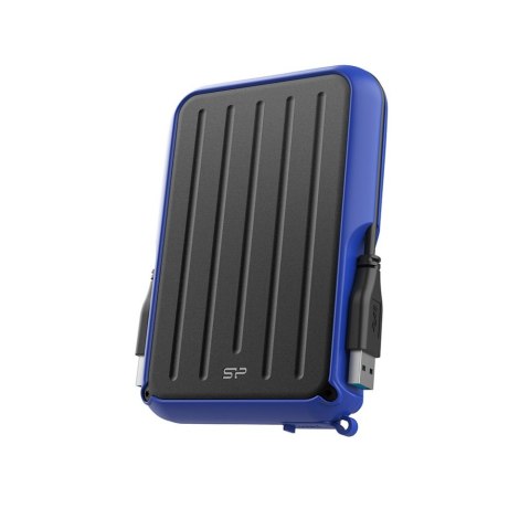 Dysk zewnętrzny HDD SILICON POWER Armor A66 (4TB /Czarno-niebieski ) Dysk zewnętrzny HDD SILICON POWER Armor A66 (4TB /Czarno-niebieski )
