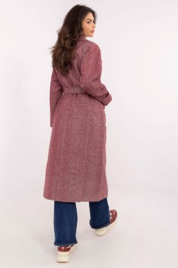 Płaszcz Damski Model LK-PL-509835.19 Bordo - Lakerta - S/M