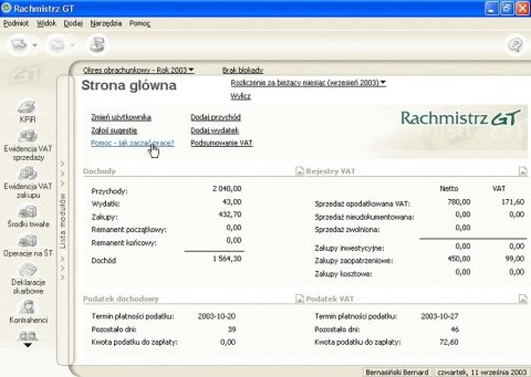 Program INSERT Rachmistrz GT Program INSERT Rachmistrz GT
