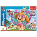 Puzzle Psi Patrol 100 el. W blasku Skye brokatowe Glitter Trefl 5+ 14818 Puzzle Psi Patrol 100 el. W blasku Skye brokatowe Glitter Trefl 5+ 14818