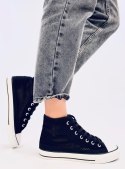 Ażurowe trampki za kostkę MOUSSE BLACK - 38 Ażurowe trampki za kostkę MOUSSE BLACK - 38