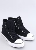 Ażurowe trampki za kostkę MOUSSE BLACK - 39 Ażurowe trampki za kostkę MOUSSE BLACK - 39