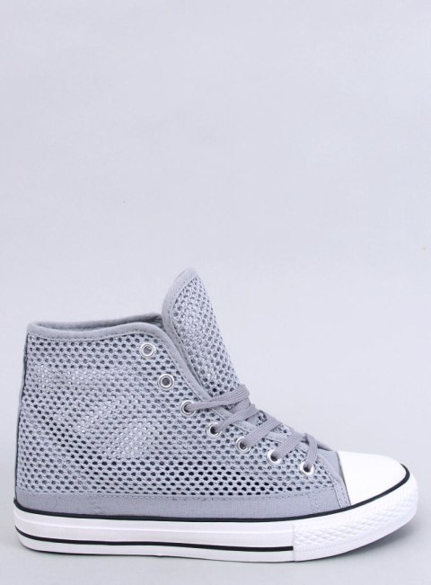 Ażurowe trampki za kostkę MOUSSE GREY - 39 Ażurowe trampki za kostkę MOUSSE GREY - 39