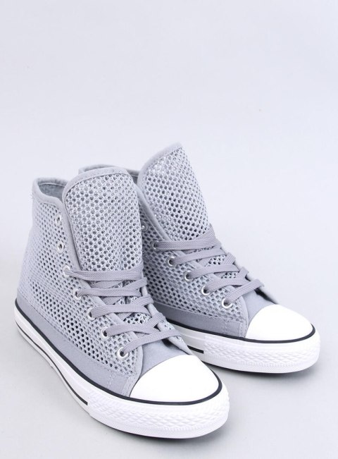 Ażurowe trampki za kostkę MOUSSE GREY - 39 Ażurowe trampki za kostkę MOUSSE GREY - 39