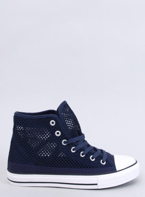 Ażurowe trampki za kostkę MOUSSE NAVY - 38 Ażurowe trampki za kostkę MOUSSE NAVY - 38