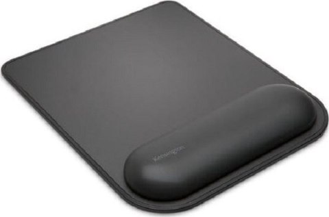 KENSINGTON ErgoSoft Mousepad with Wrist Rest for Standard Mouse Black KENSINGTON ErgoSoft Mousepad with Wrist Rest for Standard Mouse Black