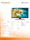 Monitor LG 27TQ615S-PZ (27" /IPS /60Hz /1920 x 1080 /Czarny) Monitor LG 27TQ615S-PZ (27" /IPS /60Hz /1920 x 1080 /Czarny)