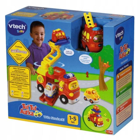 Autka Tut Tut Wóz strażacki interaktywny edukacyjny 60810 VTech baby Trefl Autka Tut Tut Wóz strażacki interaktywny edukacyjny 60810 VTech baby Trefl