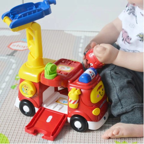 Autka Tut Tut Wóz strażacki interaktywny edukacyjny 60810 VTech baby Trefl Autka Tut Tut Wóz strażacki interaktywny edukacyjny 60810 VTech baby Trefl