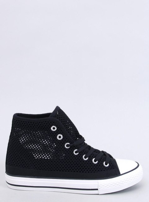 Ażurowe trampki za kostkę MOUSSE BLACK - 36 Ażurowe trampki za kostkę MOUSSE BLACK - 36