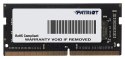 Pamięć PATRIOT (SODIMM/DDR4/16 GB/2666MHz/19CL/SINGLE) Pamięć PATRIOT (SODIMM/DDR4/16 GB/2666MHz/19CL/SINGLE)
