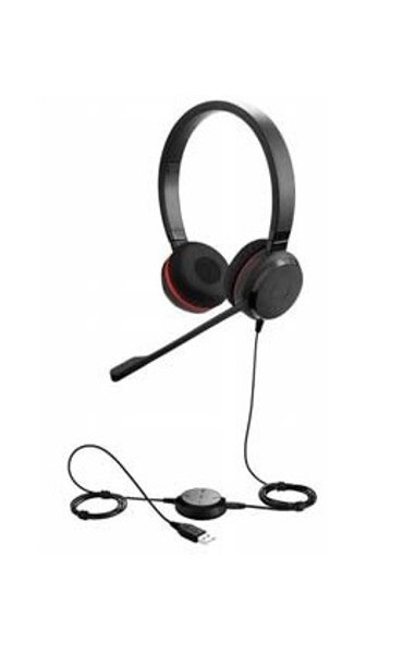 Słuchawki z mikrofonem JABRA Evolve 30 II Stereo MS Czarny