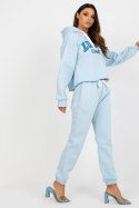 Spodnie Komplet Model EM-KMPL-720.01 Light Blue - Ex Moda - uniwersalny Spodnie Komplet Model EM-KMPL-720.01 Light Blue - Ex Moda - uniwersalny