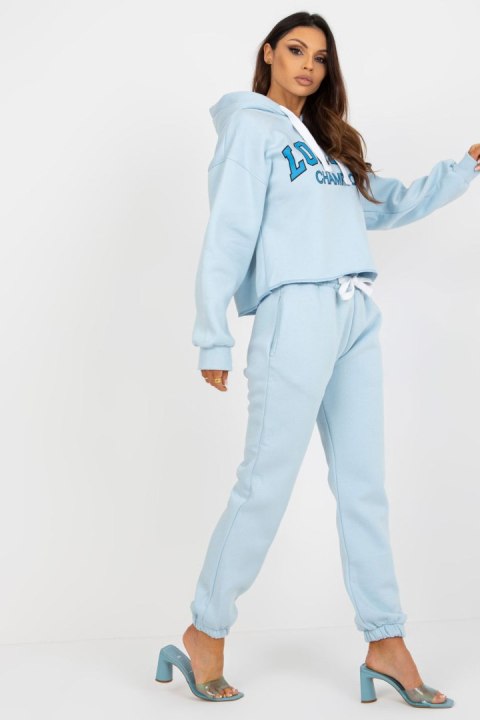 Spodnie Komplet Model EM-KMPL-720.01 Light Blue - Ex Moda - uniwersalny Spodnie Komplet Model EM-KMPL-720.01 Light Blue - Ex Moda - uniwersalny