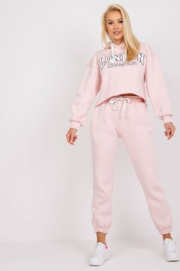 Spodnie Komplet Model EM-KMPL-720.01 White/Pink - Ex Moda - uniwersalny