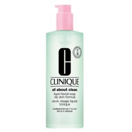 Clinique All About Clean Liquid Facial Soap Oily mydło w płynie do twarzy dla skóry tłustej 400ml (P1)