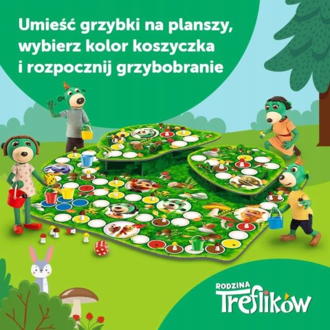 Gra planszowa rodzinna Grzybobranie Rodzina Treflików Trefl 02035 Gra planszowa rodzinna Grzybobranie Rodzina Treflików Trefl 02035