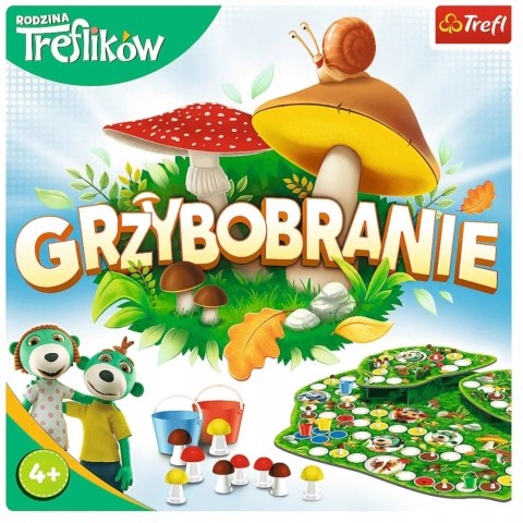 Gra planszowa rodzinna Grzybobranie Rodzina Treflików Trefl 02035 Gra planszowa rodzinna Grzybobranie Rodzina Treflików Trefl 02035