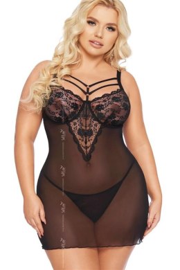 Komplet Model Aldona Black - SoftLine Collection - XL
