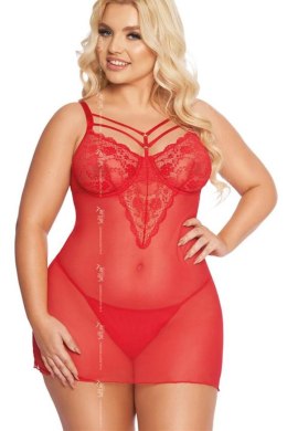 Komplet Model Aldona Red - SoftLine Collection - XXL