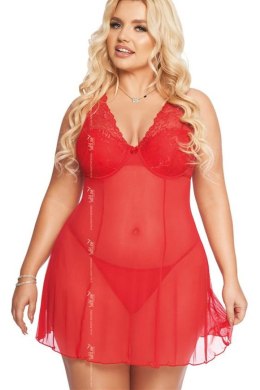 Komplet Model Berta Red - SoftLine Collection - XXXL