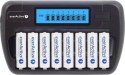Ładowarka akumulatorowa NC-800 do 8 akumulatorków AA/AAA Ładowarka akumulatorowa NC-800 do 8 akumulatorków AA/AAA