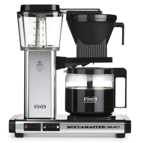 Ekspres przelewowy MOCCAMASTER KBG 741 Select Polished Silver Srebrno-czarny Ekspres przelewowy MOCCAMASTER KBG 741 Select Polished Silver Srebrno-czarny