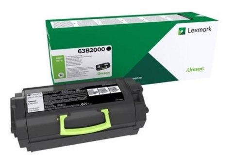 Kaseta z tonerem LEXMARK 63B2000 Kaseta z tonerem LEXMARK 63B2000