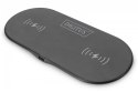 Ładowarka bezprzewodowa indukcyjna 15W Qi Duo-Power 1m USB-C Czarna Ładowarka bezprzewodowa indukcyjna 15W Qi Duo-Power 1m USB-C Czarna