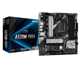Płyta główna ASROCK A520M PRO4 (Socket AM4 /micro ATX)