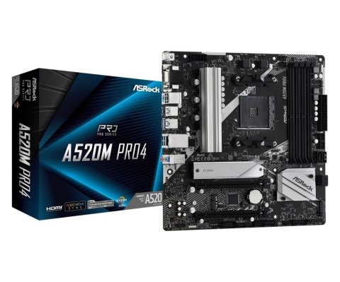 Płyta główna ASROCK A520M PRO4 (Socket AM4 /micro ATX)