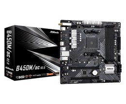 Płyta główna ASROCK B450M/AC R2.0 (Socket AM4 /micro ATX)