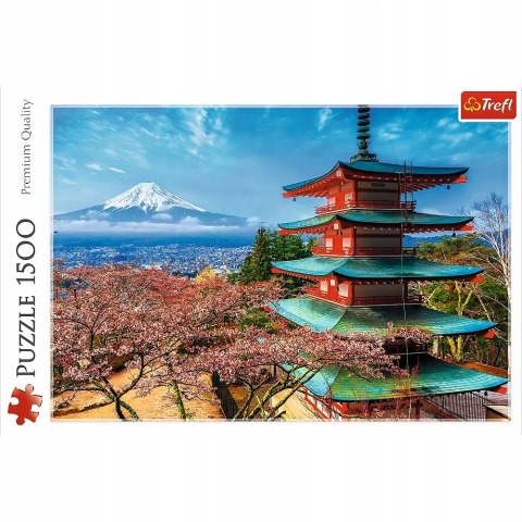 Puzzle krajobraz Góra Fudżi Japonia 1500 elementów Trefl 26132 Puzzle krajobraz Góra Fudżi Japonia 1500 elementów Trefl 26132