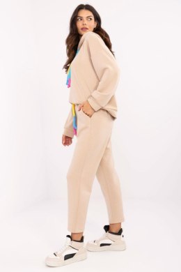 Spodnie Komplet Model DHJ-KMPL-20335.44 Beige - Italy Moda - uniwersalny