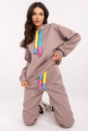 Spodnie Komplet Model DHJ-KMPL-20335.44 Dark Beige - Italy Moda - uniwersalny
