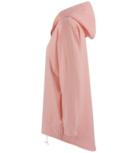 Cienka bluza damska jednokolorowy basic z kapturem ZEFIRA (Pomarańczowy)