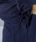 Elegancka koszula tunika oversize z wiązaniami na rękawach SOPHIE (Niebieski)