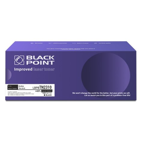 Toner BLACK POINT LBPBTN2310 Brother TN-2310 Toner BLACK POINT LBPBTN2310 Brother TN-2310