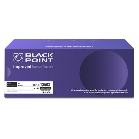 Toner BLACK POINT LBPPH1350X HP W1350X Toner BLACK POINT LBPPH1350X HP W1350X