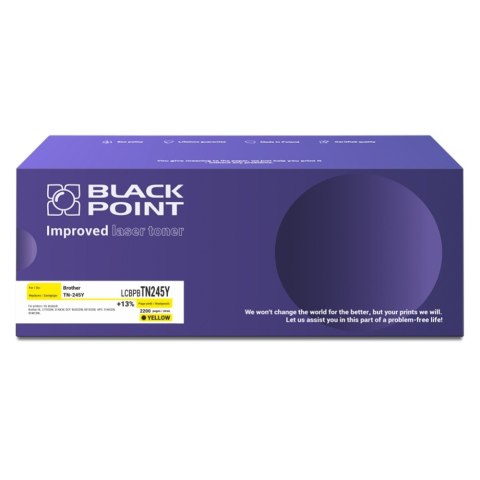 Toner BLACK POINT LCBPBTN245Y Brother TN-245Y Toner BLACK POINT LCBPBTN245Y Brother TN-245Y