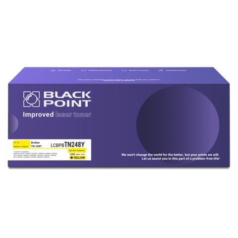 Toner BLACK POINT LCBPBTN248Y Brother TN-248Y Toner BLACK POINT LCBPBTN248Y Brother TN-248Y