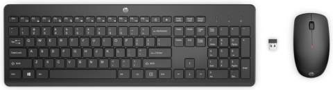 Zestaw klawiatura i mysz HP HP 230 Wireless Combo czarne 18H24AA Zestaw klawiatura i mysz HP HP 230 Wireless Combo czarne 18H24AA