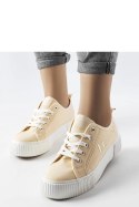 Beżowe trampki Lee Cooper LCW-23-31-1808L - Solea - 38