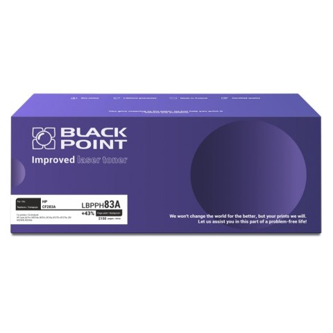 Toner BLACK POINT LBPPH83A HP CF283A Toner BLACK POINT LBPPH83A HP CF283A