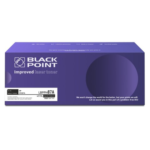 Toner BLACK POINT LBPPH87A HP CF287A Toner BLACK POINT LBPPH87A HP CF287A