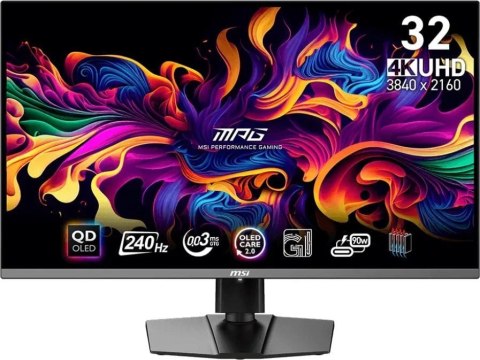Monitor MSI MPG 321URX QD-OLED (31.5" /OLED /240Hz /3840 x 2160 /Czarny) Monitor MSI MPG 321URX QD-OLED (31.5" /OLED /240Hz /3840 x 2160 /Czarny)