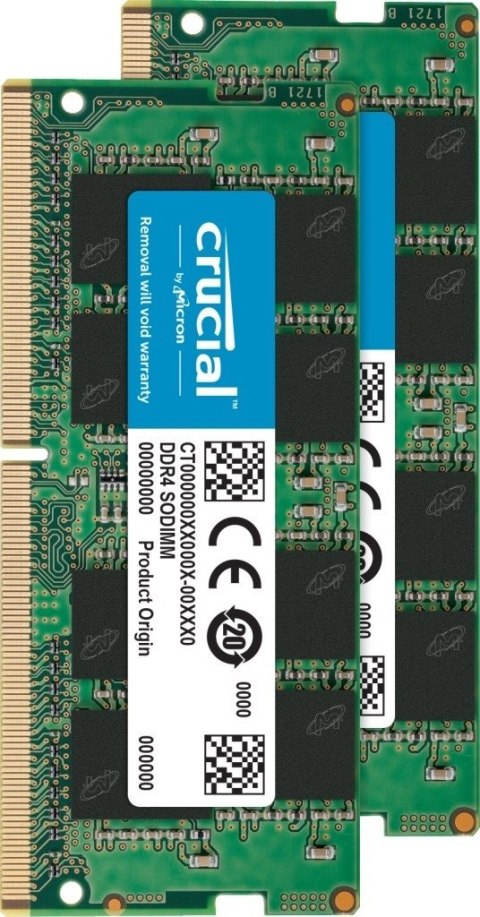 Pamięć CRUCIAL (SODIMM/DDR4/16 GB/3200MHz/22CL/DUAL) Pamięć CRUCIAL (SODIMM/DDR4/16 GB/3200MHz/22CL/DUAL)