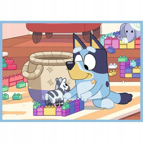 Puzzle 4w1 Bluey i jego świat 3+ Trefl 34637 Puzzle 4w1 Bluey i jego świat 3+ Trefl 34637